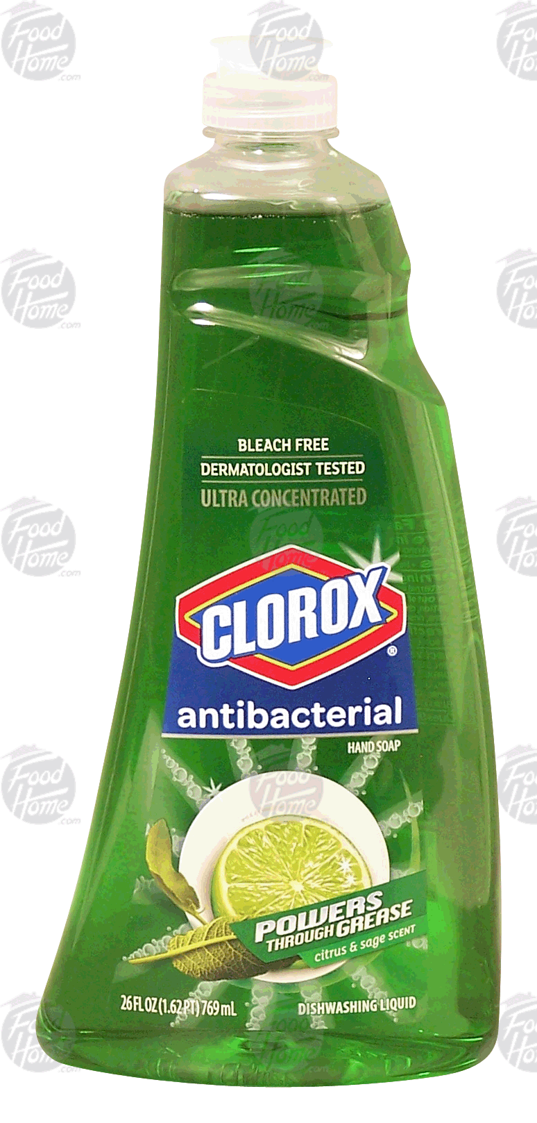 Clorox  antibacterial hand soap, dishwashing liquid, citrus & sage scent, ultra concentrated, bleach free Full-Size Picture